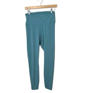 Yogalicious Lux 7/8 Leggings Teal Size Large Active Athletic Fitness Workout Gym